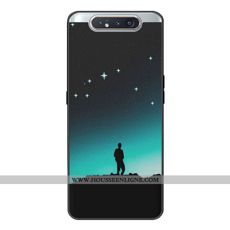 Housse Samsung Galaxy A80 Personnalité Tendance Fluide Doux Étui Personnalisé Tout Compris Coque Ros