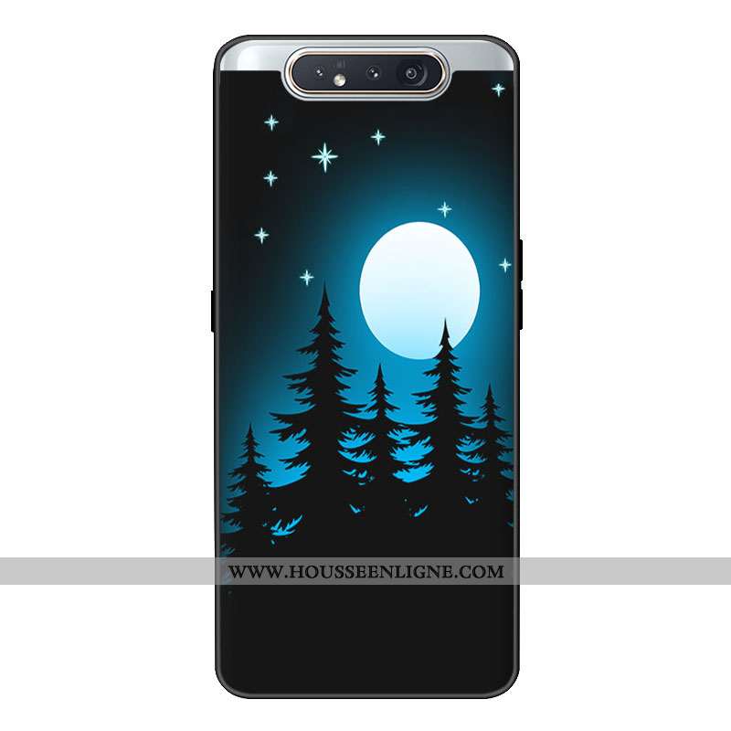 Housse Samsung Galaxy A80 Personnalité Tendance Fluide Doux Étui Personnalisé Tout Compris Coque Ros