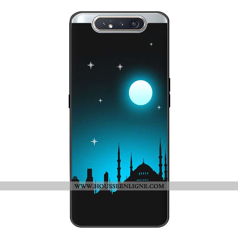 Housse Samsung Galaxy A80 Personnalité Tendance Fluide Doux Étui Personnalisé Tout Compris Coque Ros
