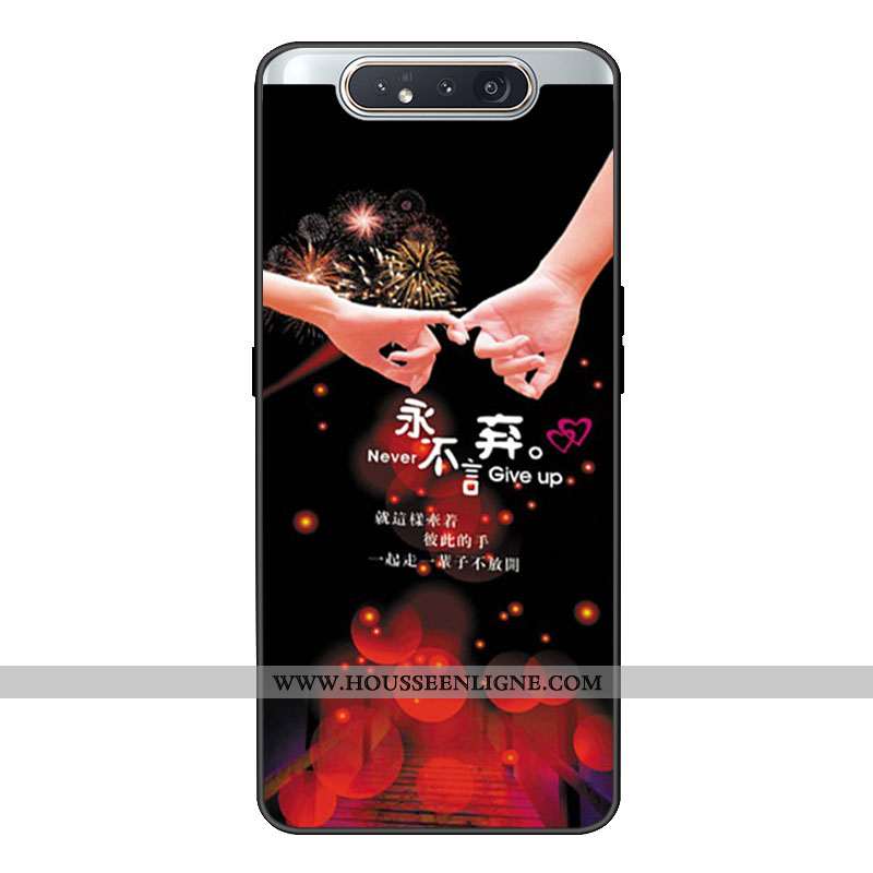 Housse Samsung Galaxy A80 Personnalité Tendance Fluide Doux Étui Personnalisé Tout Compris Coque Ros