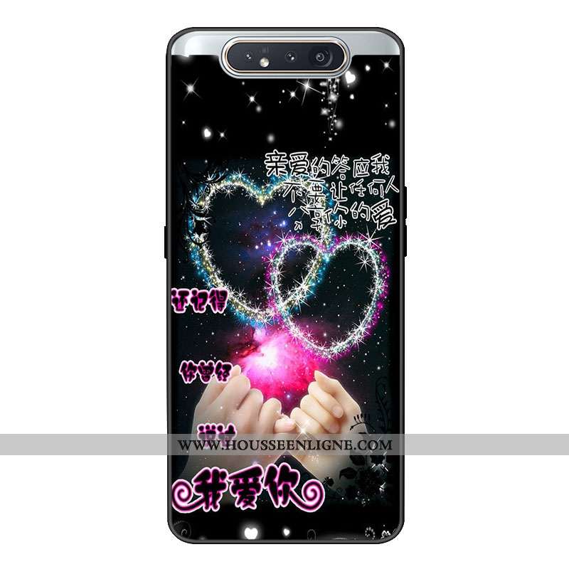 Housse Samsung Galaxy A80 Personnalité Tendance Fluide Doux Étui Personnalisé Tout Compris Coque Ros
