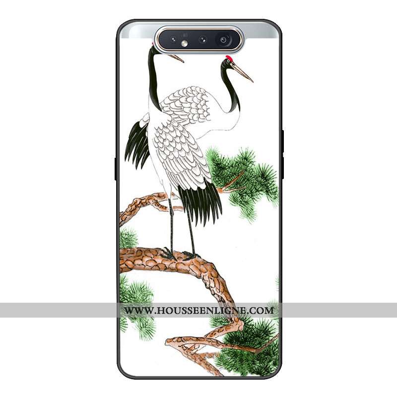 Housse Samsung Galaxy A80 Personnalité Tendance Fluide Doux Étui Personnalisé Tout Compris Coque Ros