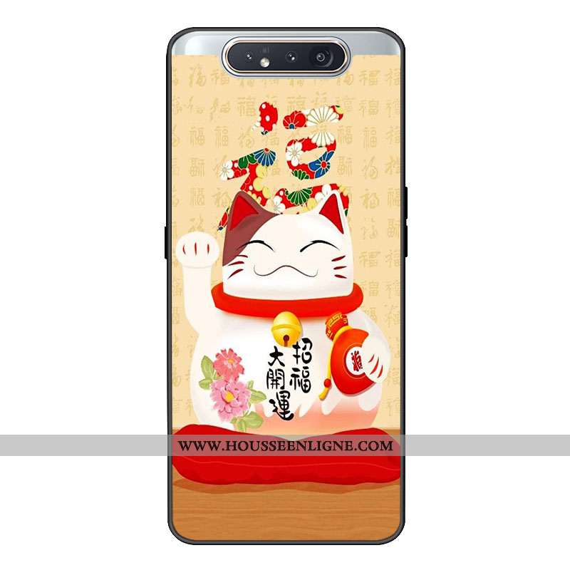 Housse Samsung Galaxy A80 Personnalité Tendance Fluide Doux Étui Personnalisé Tout Compris Coque Ros