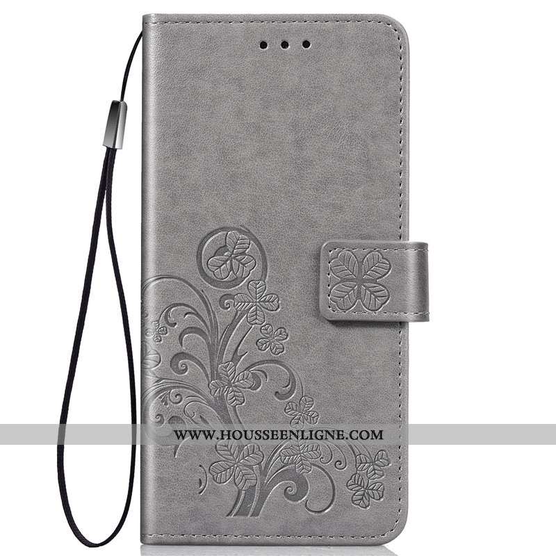 Housse Samsung Galaxy A80 Protection Cuir Téléphone Portable Carte Clamshell Coque Bleu