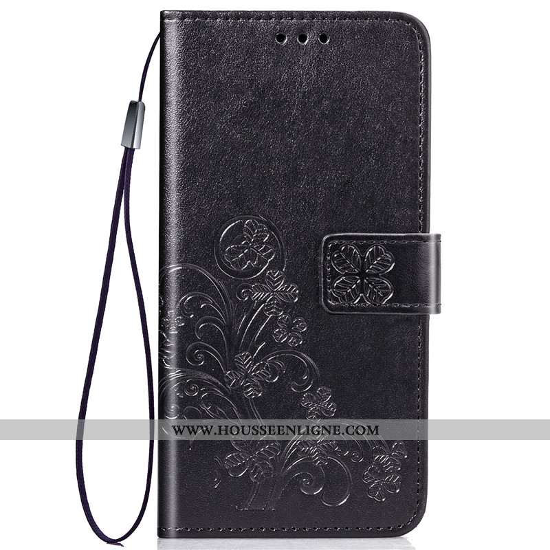 Housse Samsung Galaxy A80 Protection Cuir Téléphone Portable Carte Clamshell Coque Bleu