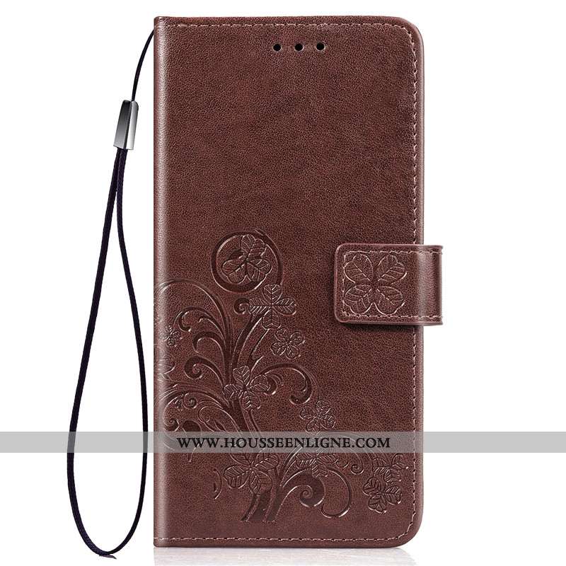 Housse Samsung Galaxy A80 Protection Cuir Téléphone Portable Carte Clamshell Coque Bleu