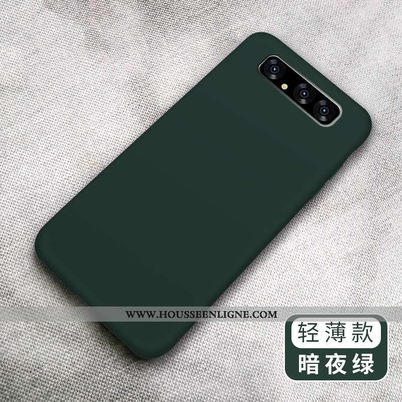 Housse Samsung Galaxy A80 Ultra Tendance Silicone Créatif Personnalité Net Rouge Simple Verte