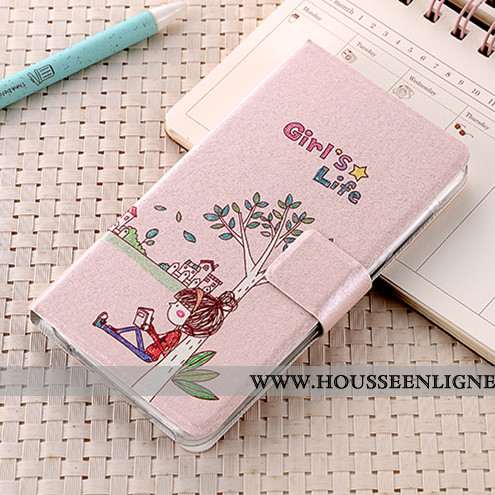 Housse Samsung Galaxy A8s Cuir Fluide Doux Violet Incassable Coque Étoile Protection