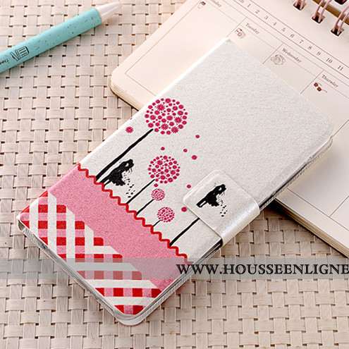 Housse Samsung Galaxy A8s Cuir Fluide Doux Violet Incassable Coque Étoile Protection
