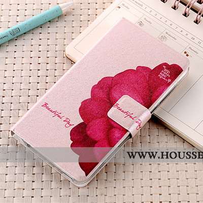 Housse Samsung Galaxy A8s Cuir Fluide Doux Violet Incassable Coque Étoile Protection