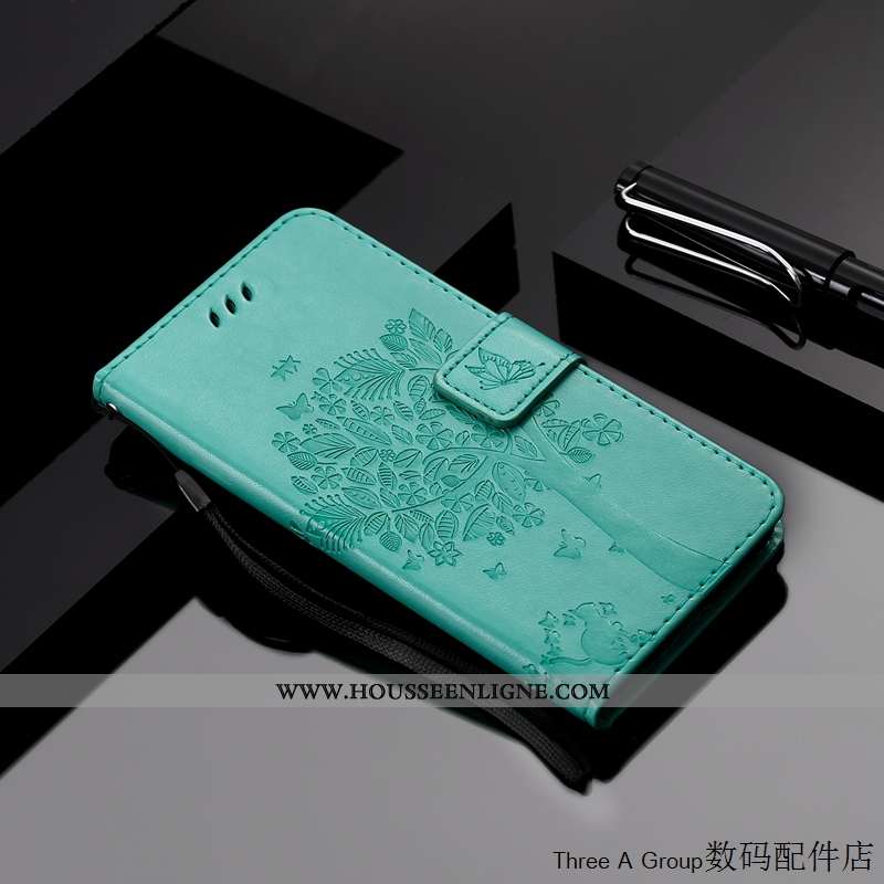 Housse Samsung Galaxy A8s Cuir Fluide Doux Étoile Étui Protection Coque Incassable Rose