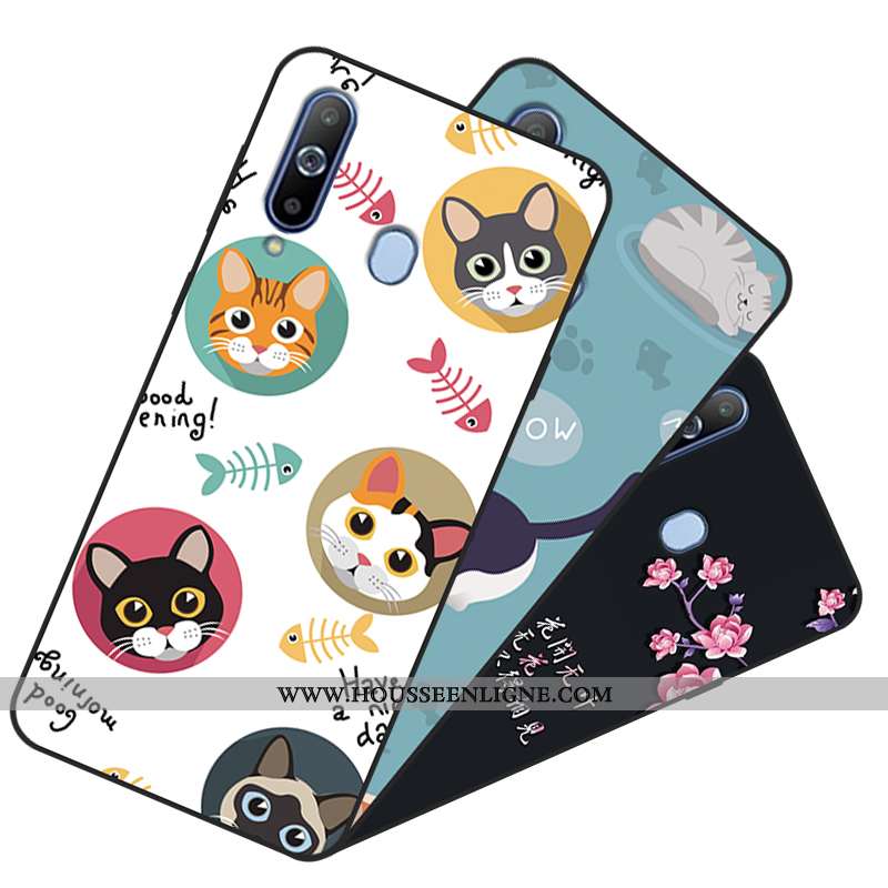 Housse Samsung Galaxy A8s Dessin Animé Charmant Coque Tout Compris Incassable Téléphone Portable Éto