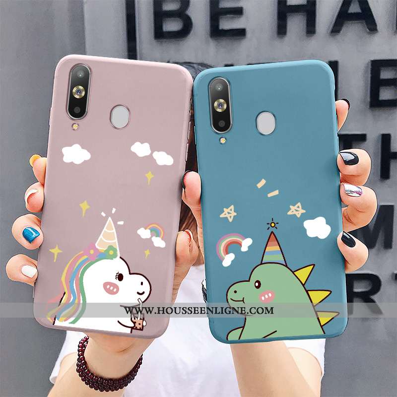 Housse Samsung Galaxy A8s Fluide Doux Silicone Tout Compris Bleu Net Rouge Coque Arc En Ciel