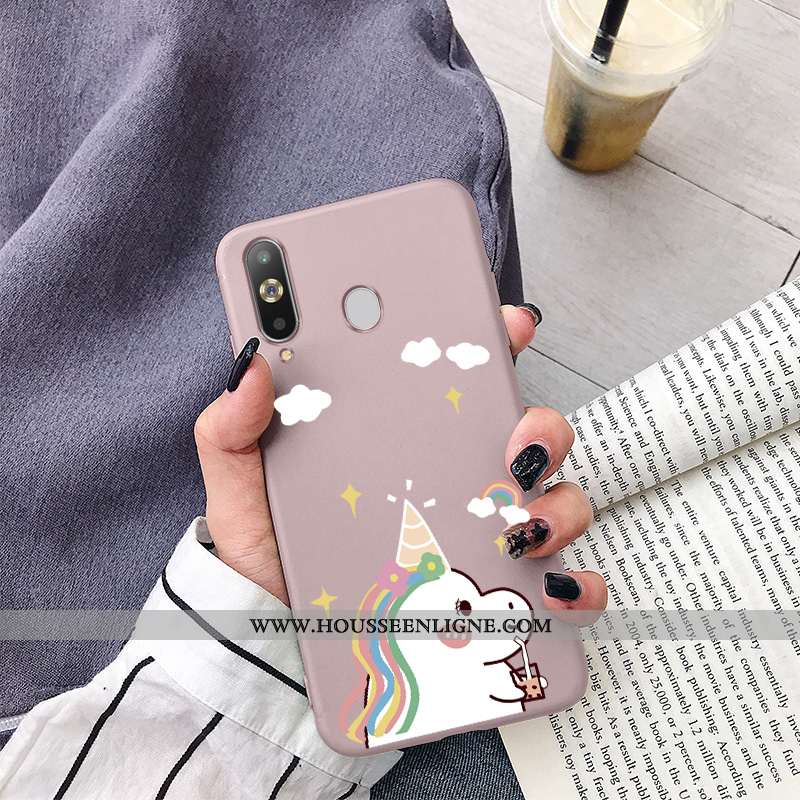 Housse Samsung Galaxy A8s Fluide Doux Silicone Tout Compris Bleu Net Rouge Coque Arc En Ciel