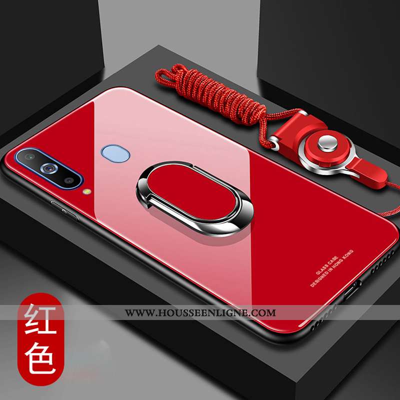 Housse Samsung Galaxy A8s Légère Verre Bordure Téléphone Portable Légères Noir Étoile