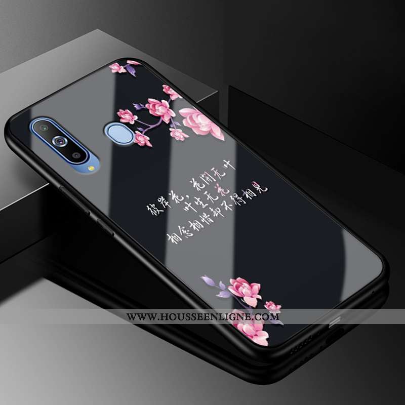 Housse Samsung Galaxy A8s Mode Protection Verre Incassable Coque Tendance Créatif Blanche