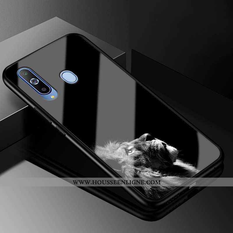 Housse Samsung Galaxy A8s Mode Protection Verre Incassable Coque Tendance Créatif Blanche