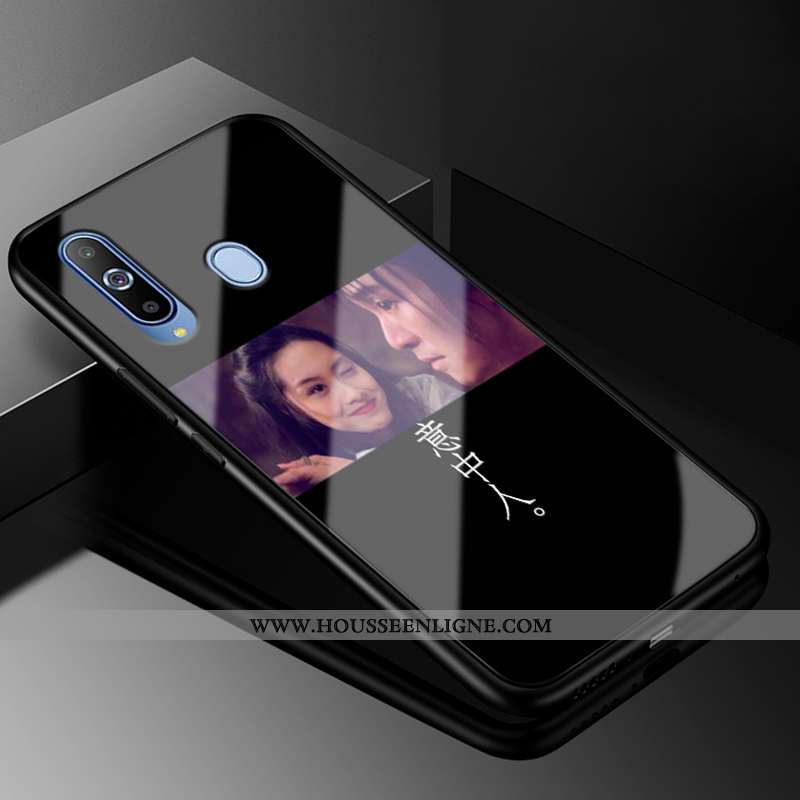 Housse Samsung Galaxy A8s Mode Protection Verre Incassable Coque Tendance Créatif Blanche