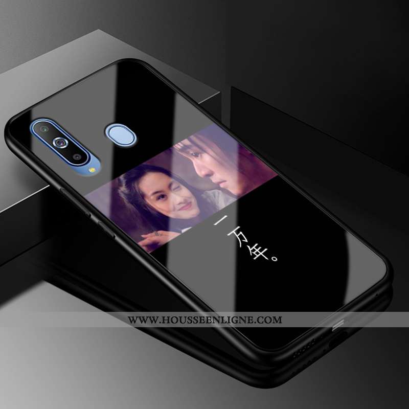 Housse Samsung Galaxy A8s Mode Protection Verre Incassable Coque Tendance Créatif Blanche