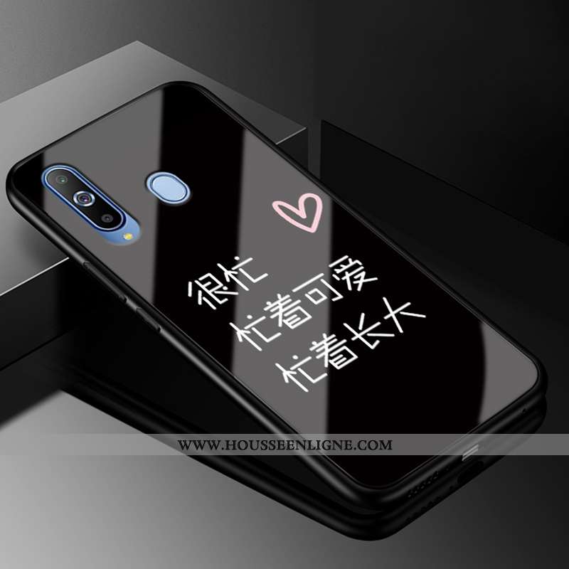 Housse Samsung Galaxy A8s Mode Protection Verre Incassable Coque Tendance Créatif Blanche