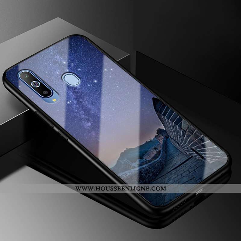 Housse Samsung Galaxy A8s Mode Protection Verre Incassable Coque Tendance Créatif Blanche