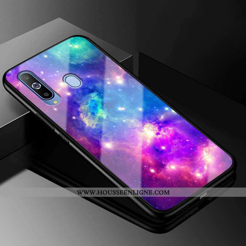 Housse Samsung Galaxy A8s Mode Protection Verre Incassable Coque Tendance Créatif Blanche