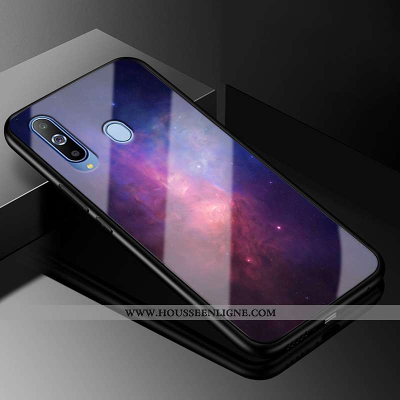 Housse Samsung Galaxy A8s Mode Protection Verre Incassable Coque Tendance Créatif Blanche