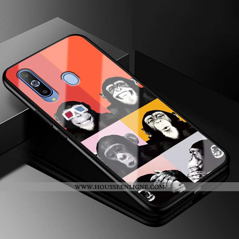Housse Samsung Galaxy A8s Mode Protection Verre Incassable Coque Tendance Créatif Blanche