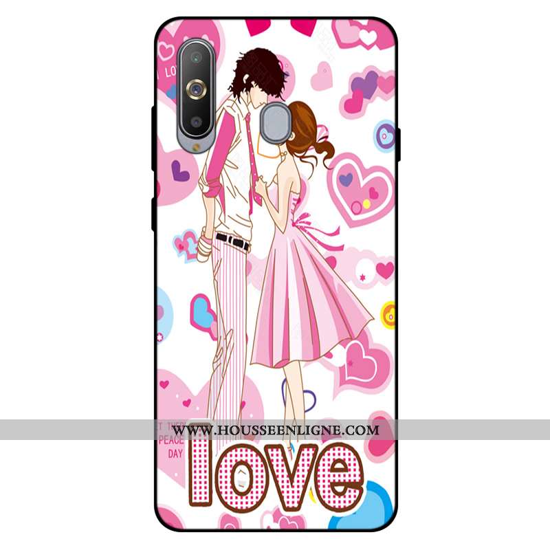 Housse Samsung Galaxy A8s Silicone Fluide Doux Incassable Coque Amoureux Tout Compris Personnalisé R