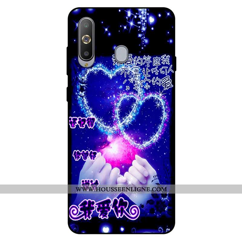 Housse Samsung Galaxy A8s Silicone Fluide Doux Incassable Coque Amoureux Tout Compris Personnalisé R