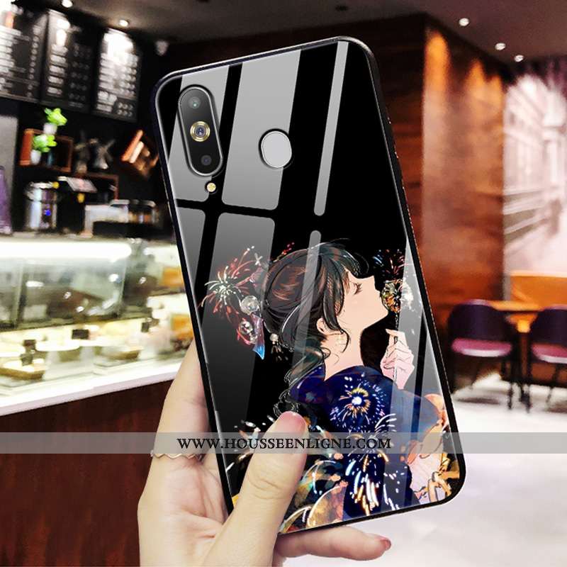 Housse Samsung Galaxy A8s Silicone Mode Tendance Nouveau Protection Personnalité Tout Compris Rouge