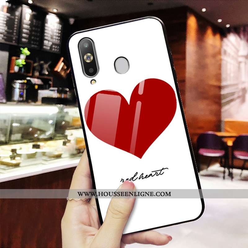 Housse Samsung Galaxy A8s Silicone Mode Tendance Nouveau Protection Personnalité Tout Compris Rouge