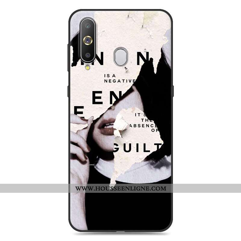 Housse Samsung Galaxy A8s Tendance Fluide Doux Jaune Coque Téléphone Portable Dessin Animé Étoile
