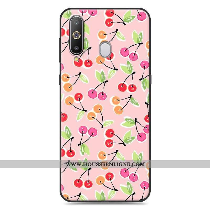 Housse Samsung Galaxy A8s Tendance Fluide Doux Jaune Coque Téléphone Portable Dessin Animé Étoile