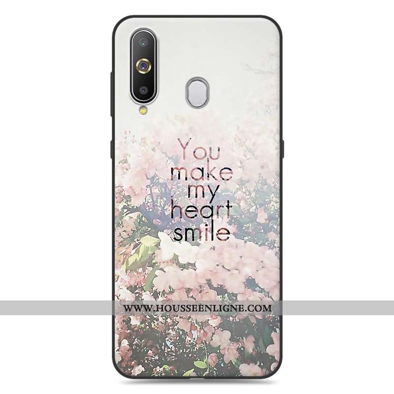 Housse Samsung Galaxy A8s Tendance Fluide Doux Jaune Coque Téléphone Portable Dessin Animé Étoile