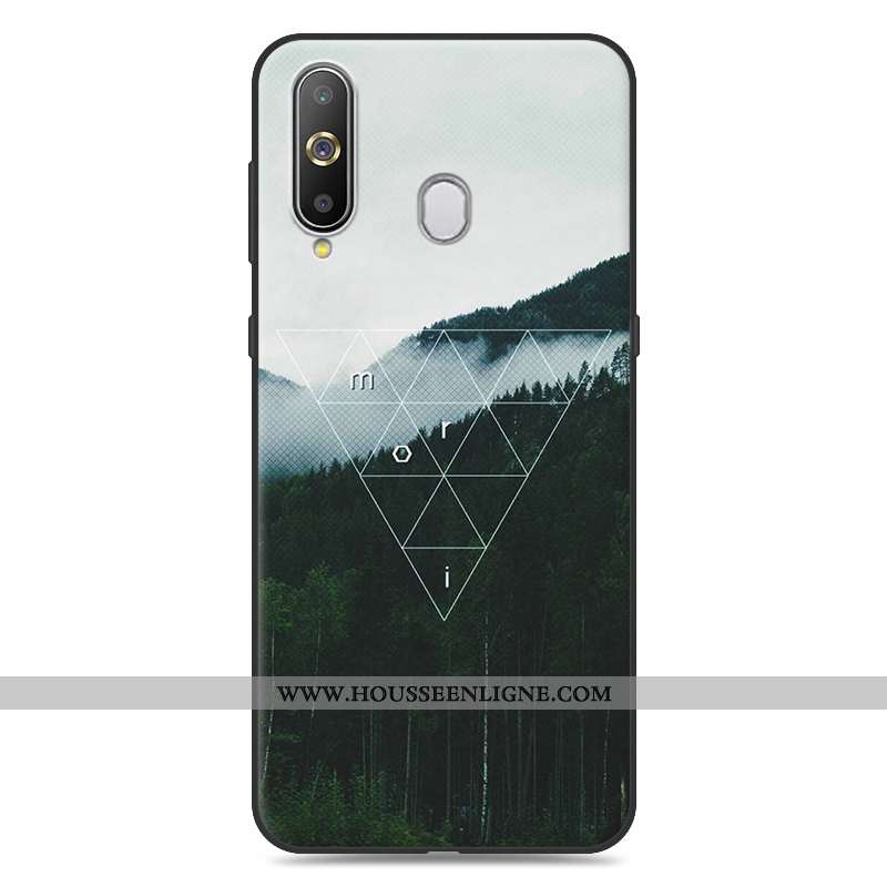 Housse Samsung Galaxy A8s Tendance Fluide Doux Jaune Coque Téléphone Portable Dessin Animé Étoile