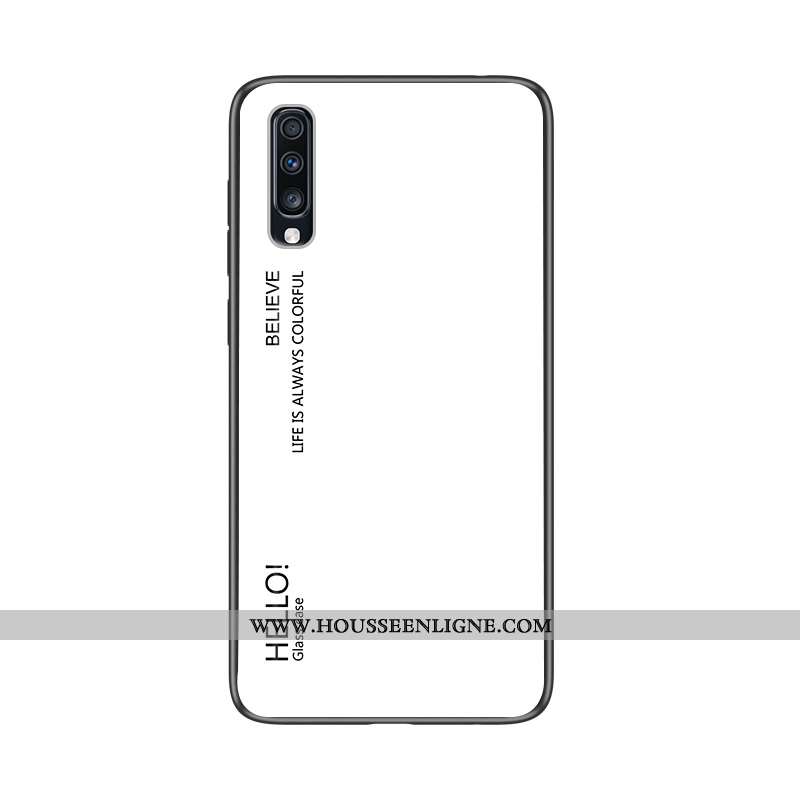 Housse Samsung Galaxy A90 5g Légère Fluide Doux Étoile Incassable Noir Coque Dégradé