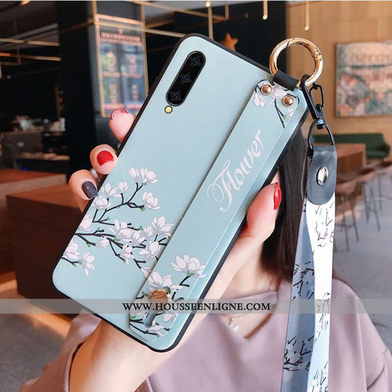 Housse Samsung Galaxy A90 5g Personnalité Créatif Légère Délavé En Daim Téléphone Portable Légères N