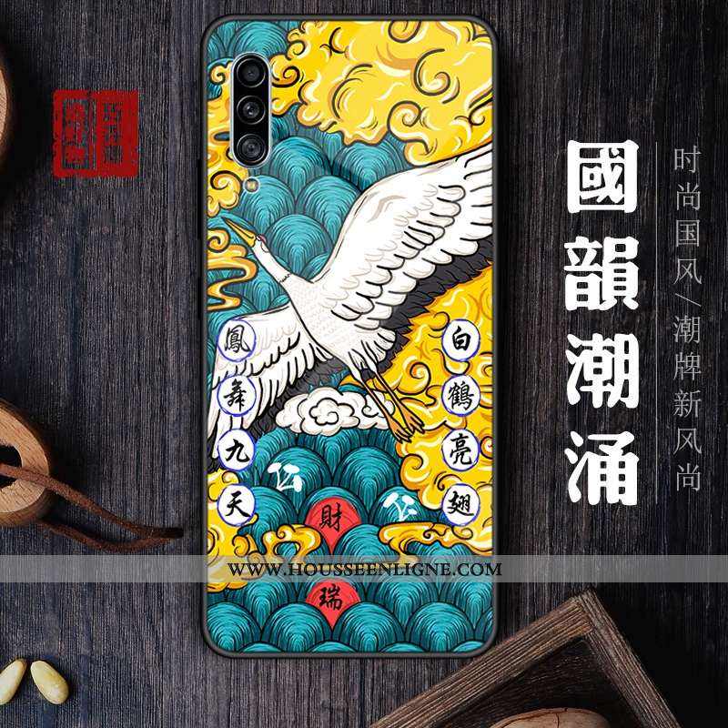 Housse Samsung Galaxy A90 5g Verre Tendance Personnalisé Difficile Tempérer Coque Étoile Verte