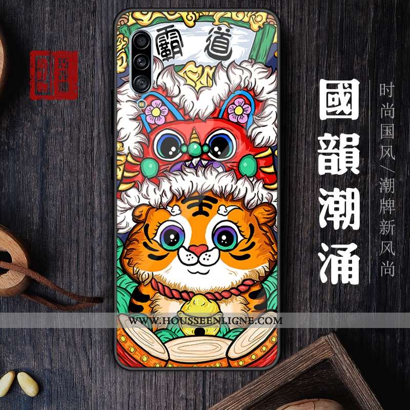 Housse Samsung Galaxy A90 5g Verre Tendance Personnalisé Difficile Tempérer Coque Étoile Verte
