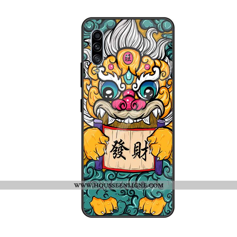 Housse Samsung Galaxy A90 5g Verre Tendance Personnalisé Difficile Tempérer Coque Étoile Verte