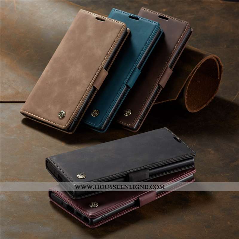 Housse Samsung Galaxy Note 10 Lite Cuir Créatif Kaki Étui Incassable Coque Étoile Khaki