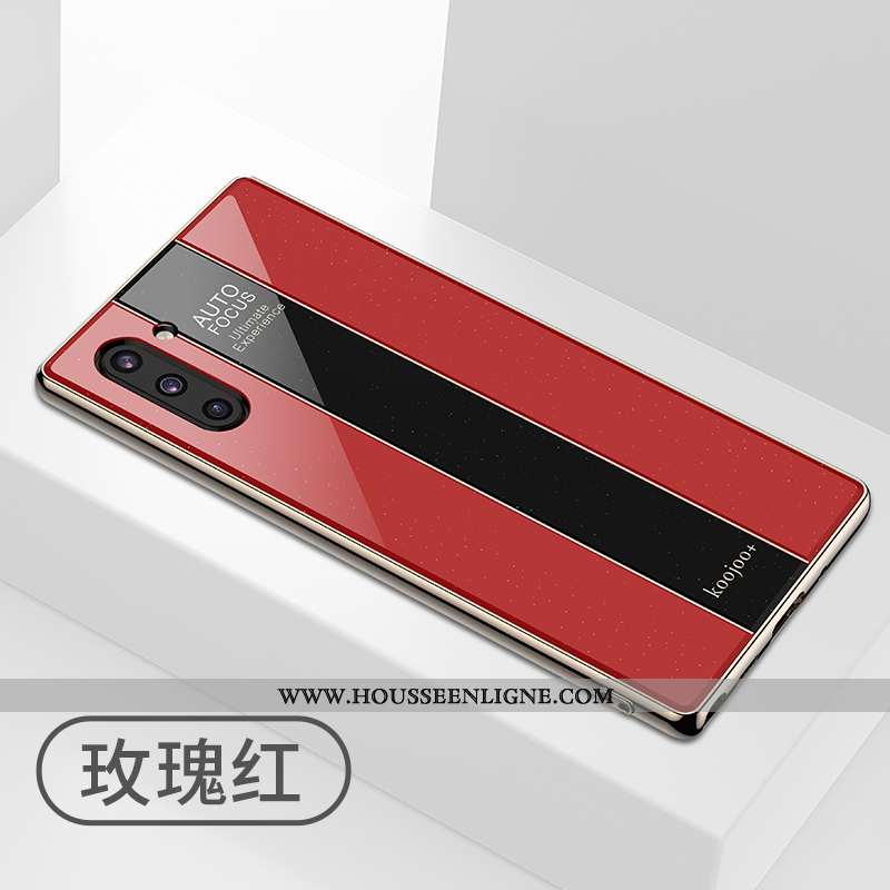 Housse Samsung Galaxy Note 10 Légère Protection Luxe Étui Nouveau Verre Coque Blanche