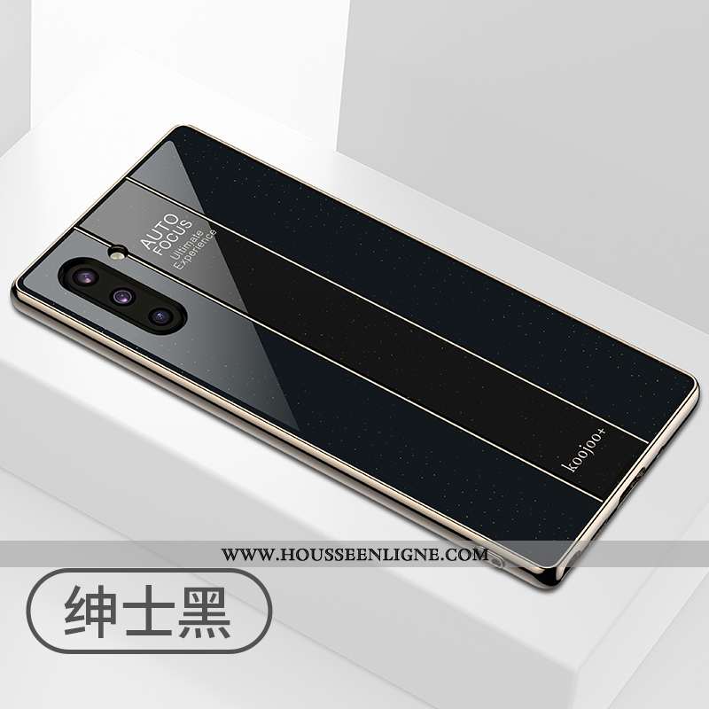 Housse Samsung Galaxy Note 10 Légère Protection Luxe Étui Nouveau Verre Coque Blanche