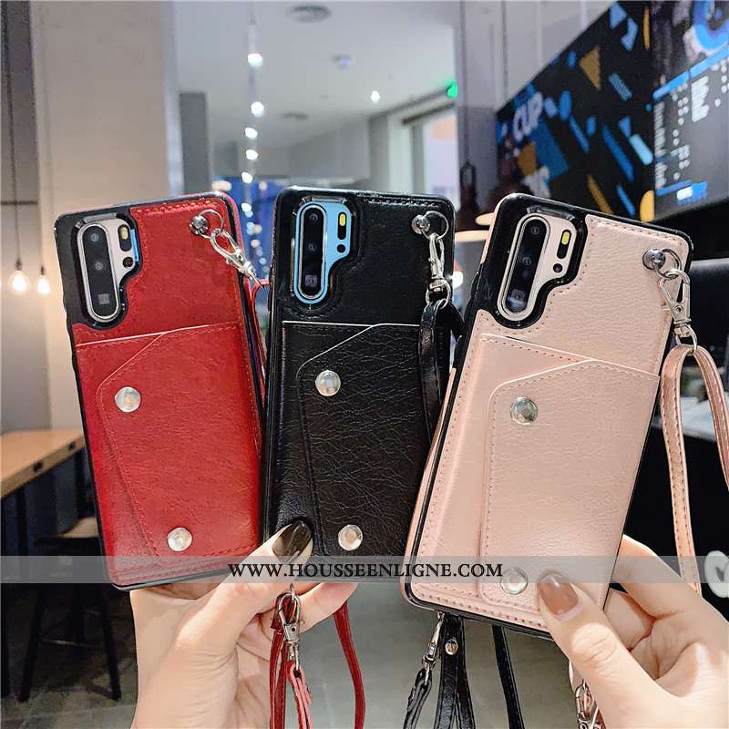 Housse Samsung Galaxy Note 10+ Portefeuille Cuir Carte Mode Incassable Protection Nouveau Noir