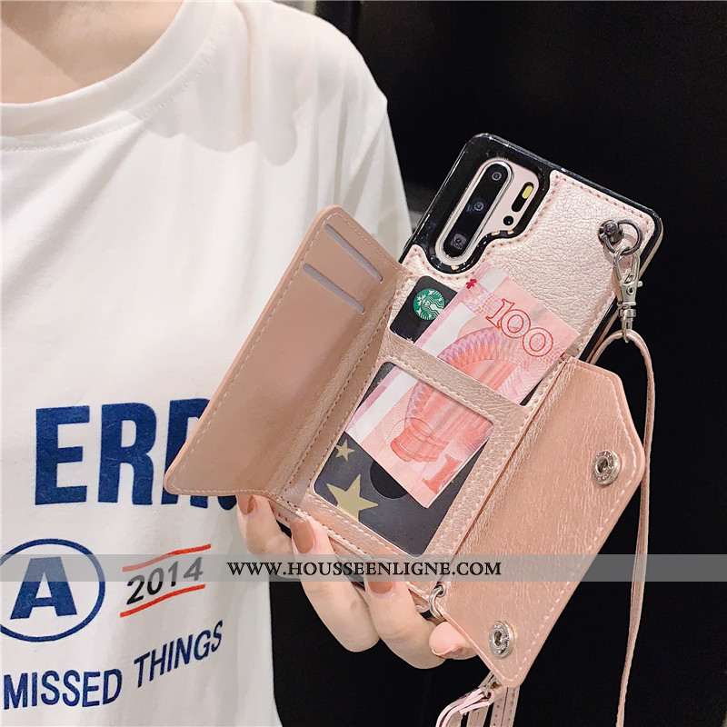 Housse Samsung Galaxy Note 10+ Portefeuille Cuir Carte Mode Incassable Protection Nouveau Noir