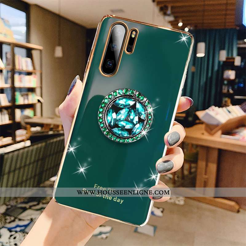 Housse Samsung Galaxy Note 10+ Protection Luxe Tout Compris Gris Amoureux Étui Placage Verte