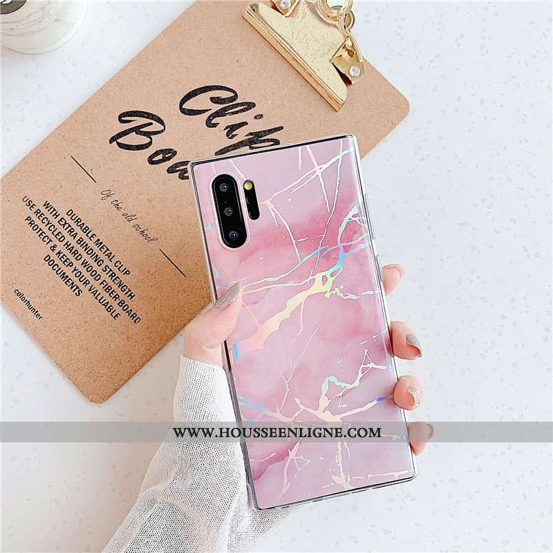 Housse Samsung Galaxy Note 10+ Protection Personnalité Clair Noir Coque Vent Silicone