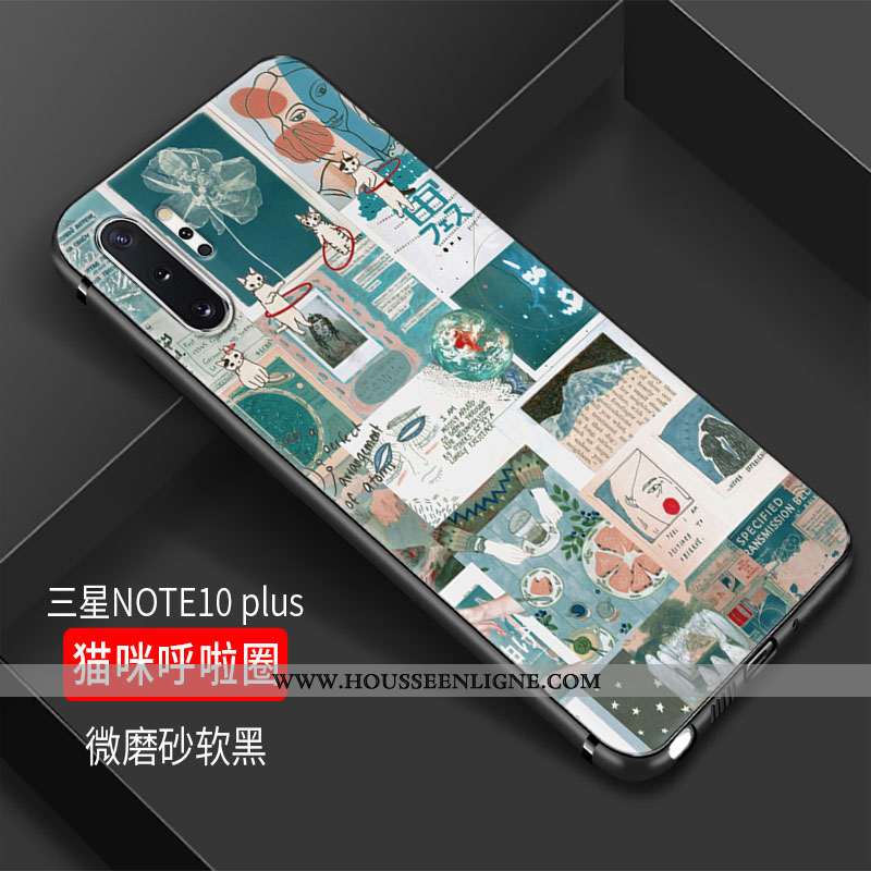 Housse Samsung Galaxy Note 10+ Tendance Fluide Doux Étoile Créatif Ornements Suspendus Téléphone Por