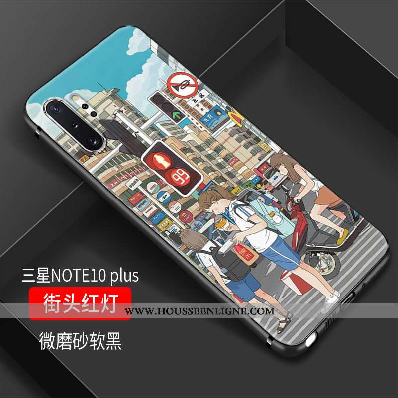 Housse Samsung Galaxy Note 10+ Tendance Fluide Doux Étoile Créatif Ornements Suspendus Téléphone Por